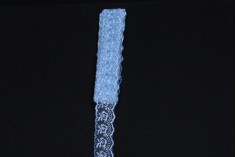 Organza vezena širine 40 mm - 9,14 metara komad