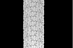Elastična mekana najlonska čipka, širine 210mm - komad je 10 metara