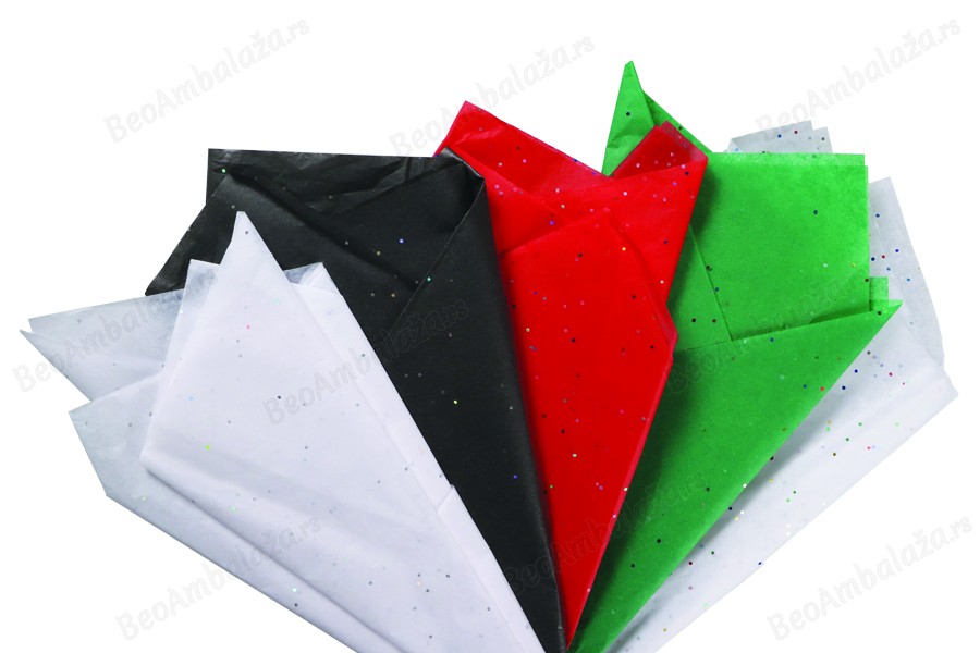 Flis papir 50x66 cm u različitim bojama za popunjavanje kutija - 10 listova-slika_proizvoda