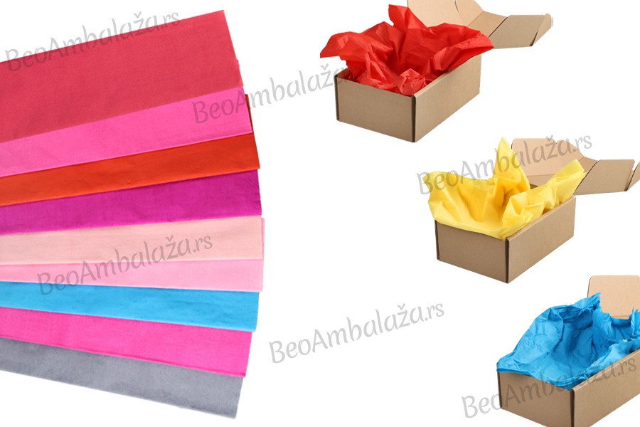 Krep papir - dimenzije lista 50x200cm u više boja - 10 kom