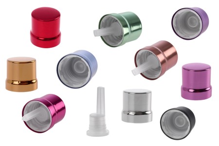 Aluminijumski sigurnosni zatvarač PP18 u raznim bojama sa unutrašnjom kapaljkom-dimenzije_slike