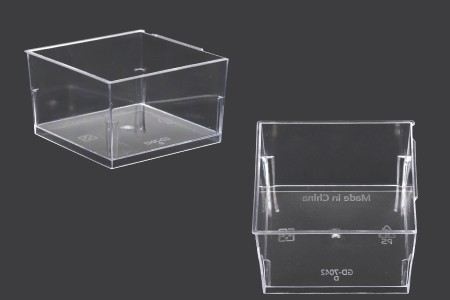 Četvrtasta plastična posudica za slatko 150mL - 10 kom-slika_proizvoda