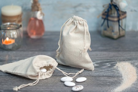 Platnena vrećica u bež boji 100x140mm - 50 kom-grupa_slika