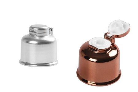 Plastični flip top zatvarač PP24 sa aluminijumskim tankim premazom-dimenzije_slike