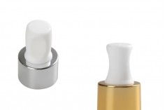 Set - aluminijumski prsten i gumica za pipete za bočice sa grlom PP28