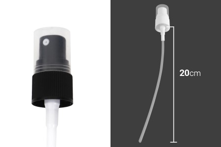 Plastični raspršivač 20/410 sa providnim zatvaračem za uljane teksture-dimenzije_slike