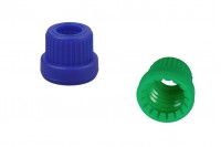 Plastični sigurnosni široki prsten za pipete od 5mL do 100mL, u plavoj ili zelenoj boji