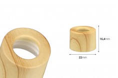 Plastični prsten za pipete od 5 do 100mL u dezenu drveta 
