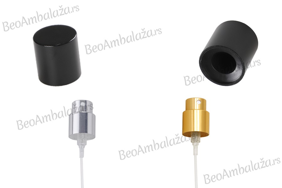 Set - sprej i plastični zatvarač za parfemske bočice 15/400 - 6 kom