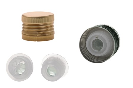 Aluminijumski navojni zatvarač 31,5x24mm sa regulatorom toka-slika_proizvoda