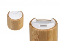 Disk top plastični zatvarač PP24 sa presvlakom od bambusa