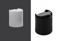 Plastični disk top zatvarač PP18 u crnoj ili beloj boji