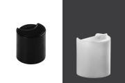 Plastični disk top zatvarač PP20 u crnoj ili beloj boji