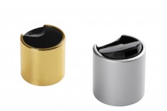 Plastični disk top zatvarač PP24/410 sa aluminijumskom presvlakom, više boja