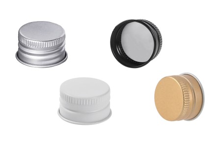 Navojni aluminijumski čep 24 x 15 u raznim bojama sa linijama-1