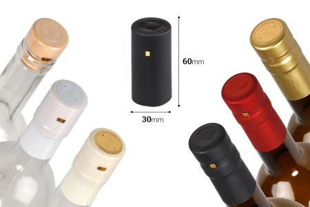 Termoskupljajuća kapica 30x60 mm za flaše vina, više boja - 20 kom-2