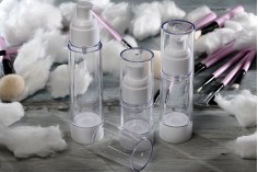 Airless plastična providna flašica 15mL za kreme