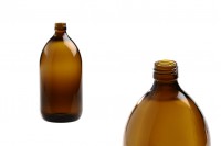 Farmaceutska flašica za parfeme i ulja,  staklena, smeđa, 1000 ml