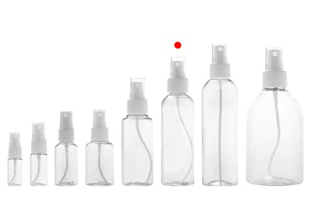 Providna PET flašica 150mL za lagane masne supstance sa sprejom i zatvaračem  - 12 kom-grupa_slika