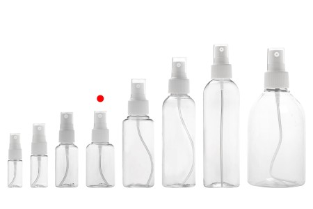 Providna PET flašica 50mL za lagane masne supstance sa sprejom i zatvaračem  - 12 kom-5