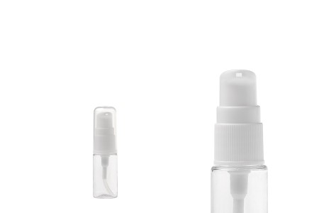 PET flašica 10mL za kreme sa pumpicom i providnim zatvaračem - 12 kom-slika_proizvoda