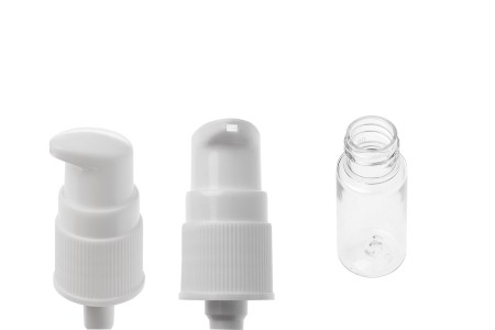 PET flašica 10mL za kreme sa pumpicom i providnim zatvaračem - 12 kom-grupa_slika
