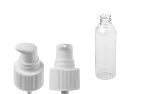 Plastična PET flašica 150mL za kreme sa pumpicom i zatvaračem - 12 kom-grupa_slika