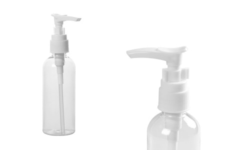 Plastična PET Flašica 100mL sa pumpicom za šampon - 12 kom-slika_proizvoda