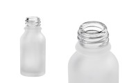 Staklena providna peskarena bočica 15 ml za eterična ulja sa grlom PP18