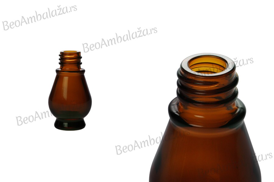 Staklena braon bočica 10mL, za etarsko ulje (PP18)