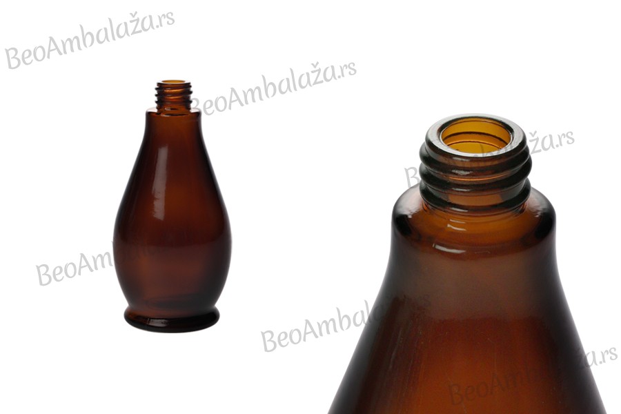 Staklena braon bočica 100mL, za etarsko ulje (PP18)