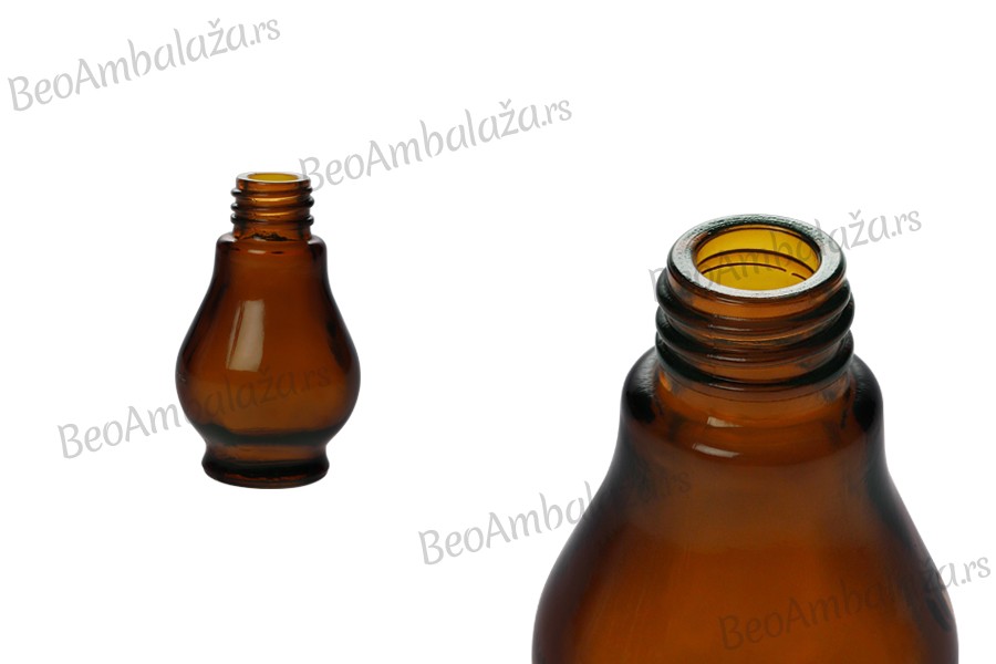 Staklena braon bočica 20mL, za etarsko ulje (PP18)