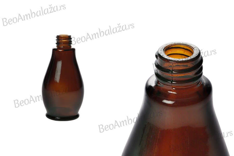 Staklena braon bočica 50mL, za etarsko ulje (PP18)