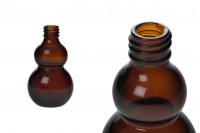 Staklena zaobljena braon bočica 50mL, za etarsko ulje (PP18)