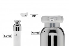 Luksuzna airless akrilna bočica 100mL za kreme sa pumpicom i zaštitnim zatvaračem