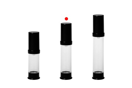 Airless akrilna bočica 10mL za kreme, u dve boje - 12 kom-grupa_slika