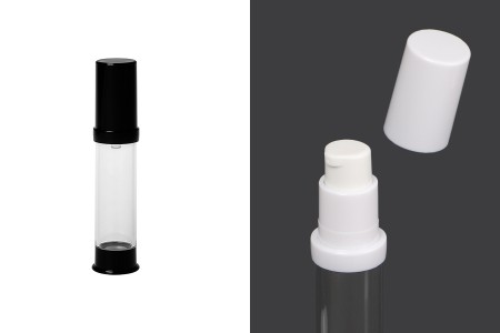 Airless akrilna bočica 10mL za kreme, u dve boje - 12 kom-slika_proizvoda
