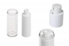 Airless bočica 30mL za kreme, plastična sa spoljašnjom akrilnom futrolom