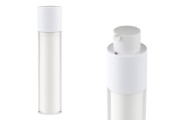 Airless bočica 50mL za kreme, plastična sa spoljašnjom akrilnom futrolom