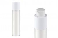 Airless bočica 50mL za kreme, plastična sa spoljašnjom akrilnom futrolom