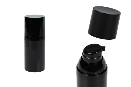 Airless crna plastična bočica 30mL za kreme - 12 kom-slika_proizvoda
