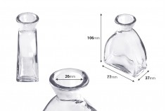 Staklena flašica 100mL bez zatvarača