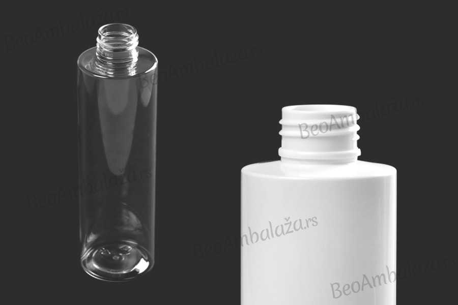 Plastična providna ili bela flaša 200mL (PP24) - 12 kom