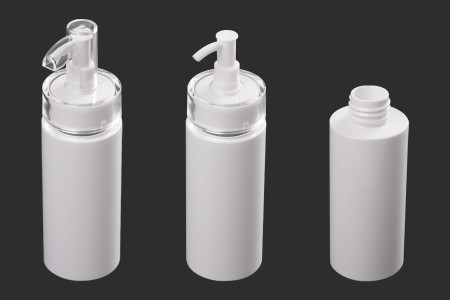 Plastična bela bočica 120mL (PP24) sa pumpicom i zatvaračem, za kremu-grupa_slika