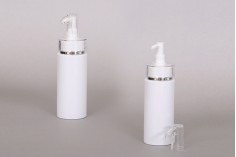 Plastična bela bočica 120mL (PP24) sa pumpicom i zatvaračem, za kremu