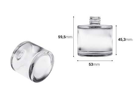 Staklena cilindrična bočica 50mL, pogodna za osveživač prostora-2