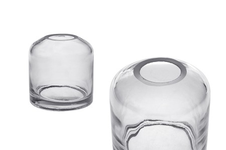Staklena ukrasna vaza 250 mL, za osveživače prostora ili cveće-1