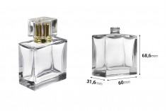 Staklena bočica za parfeme 50mL (15/400) pravougaonog oblika