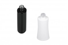 Staklena ovalna bočica 50 ml za parfeme PP18 u crnoj i beloj boji