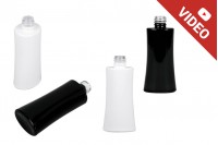 Staklena bočica za parfeme 50mL ovalna u crnoj ili beloj boji (18/415)